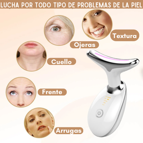 Lift Pro Masajeador facial con terapia LED.
