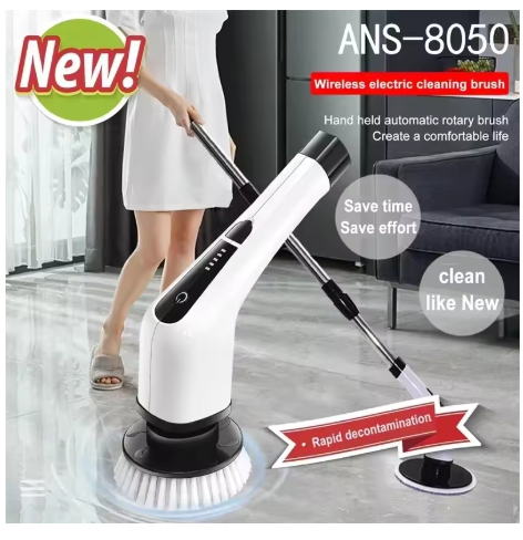 Cepillo de Limpieza Eléctrico Giratorio Autsmile ANS-8050 (9 en 1)