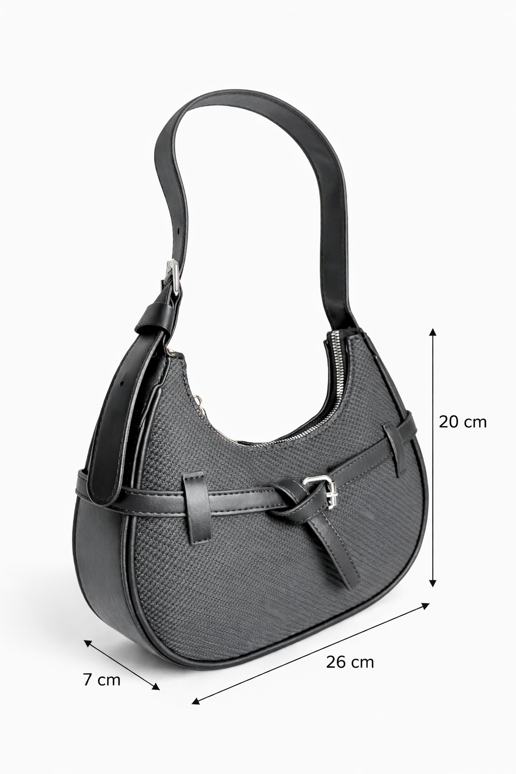 Bolso Casual con Acabado Texturizado – Elegancia en el Detalle
