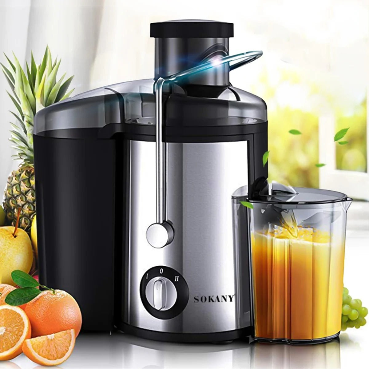 Extractor de Jugos Sokany – Potencia Profesional para el Hogar