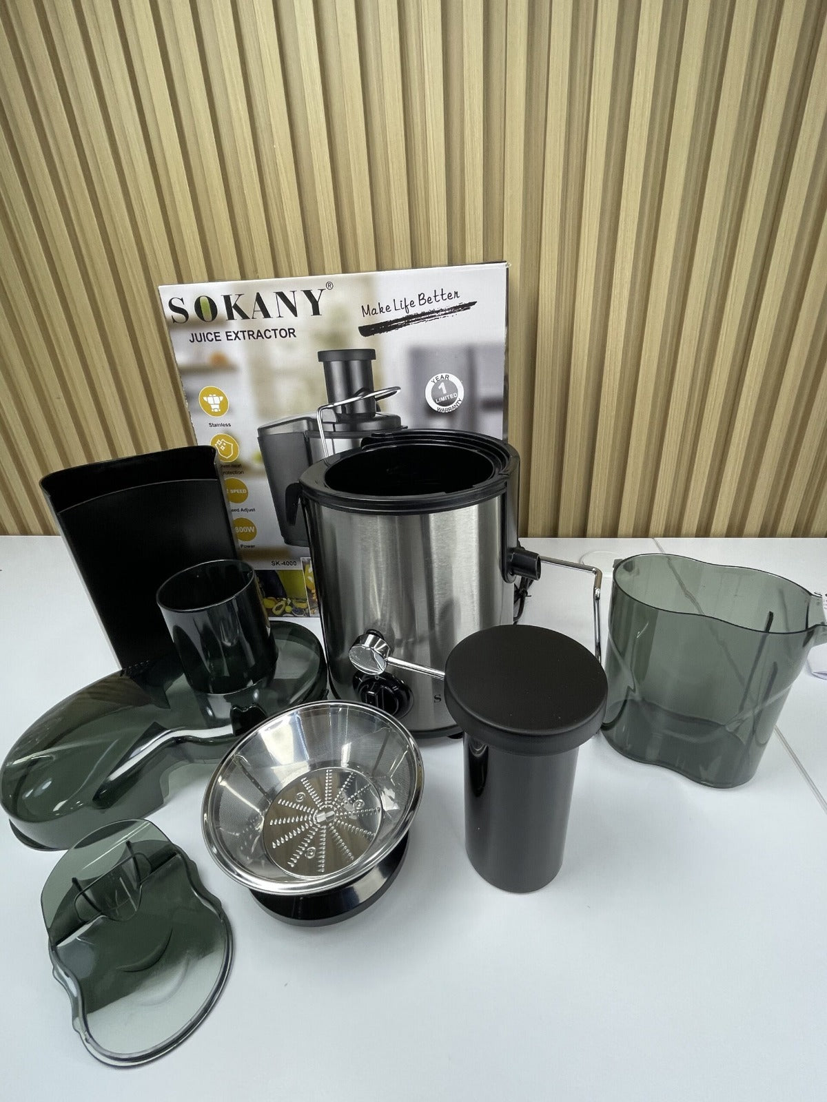 Extractor de Jugos Sokany – Potencia Profesional para el Hogar