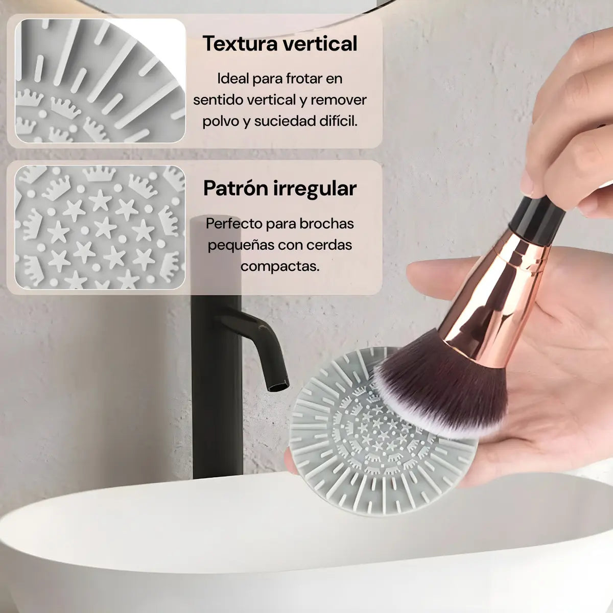 Limpiador eléctrico de brochas: Desinfecta y Limpia tus Brochas.
