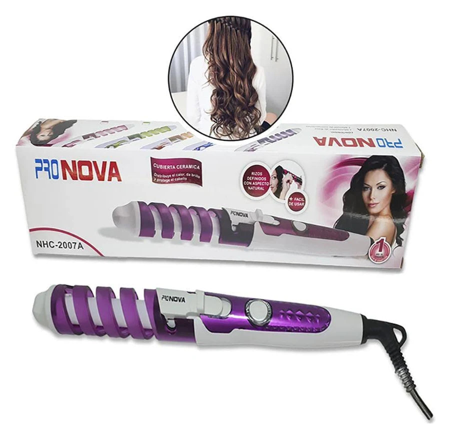 Rizador en Espiral Curl Perfect — Ondas y Rizos Perfectos en Casa | Cerámica Profesional