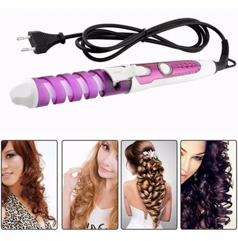 Rizador en Espiral Curl Perfect — Ondas y Rizos Perfectos en Casa | Cerámica Profesional